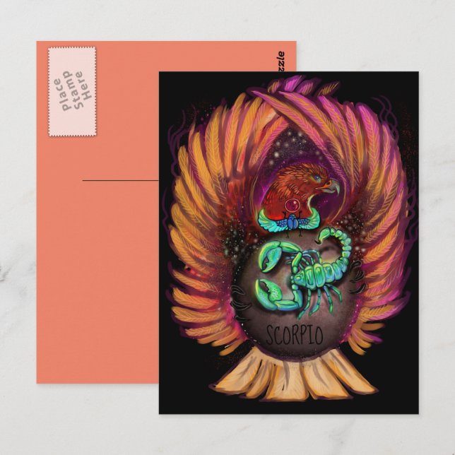 Scorpio Zodiac Sign Postcard (Front/Back)