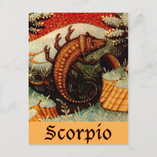 Scorpio Zodiac Sign Postcard