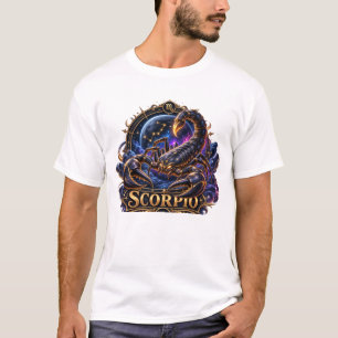 Scorpio Zodiac Sign Scorpion Celestial Astrology T-Shirt