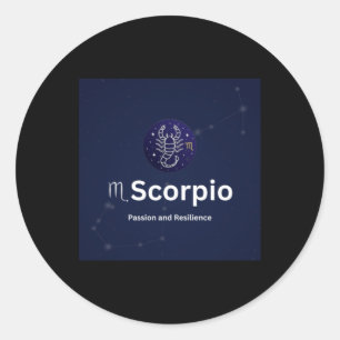 Scorpio Zodiac Sign Sticker