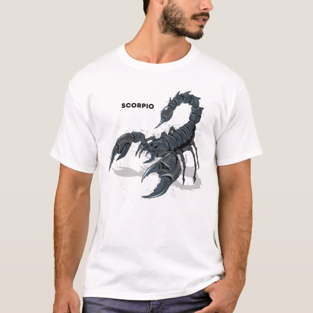Scorpio Zodiac Sign T-Shirt (Front)