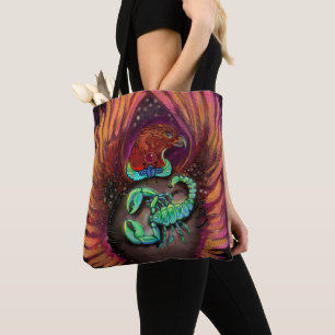 Scorpio Zodiac Sign Tote Bag