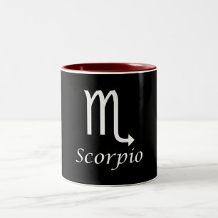‘Scorpio’ Zodiac Sign Two-Tone Coffee Mug