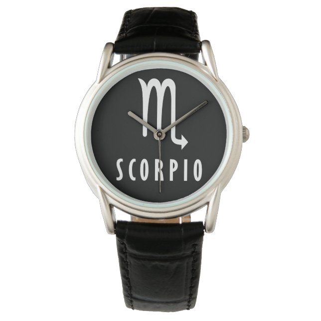 Scorpio zodiac sign watch (Front)