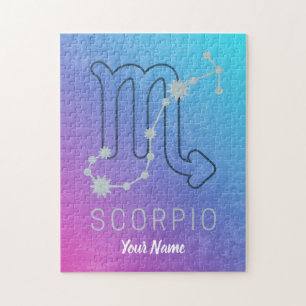 Scorpio Zodiac Star Sign Horoscope Constellation Jigsaw Puzzle