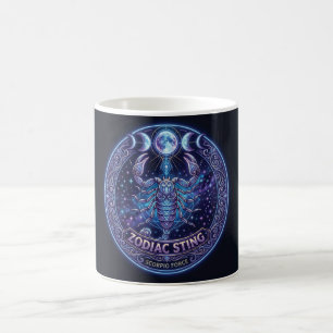 Scorpio Zodiac Sting Celestial Graphic Design Coffee Mug