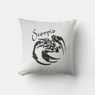 Scorpio Zodiac Symbol and Sign Cushion