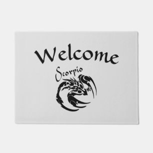 Scorpio Zodiac Symbol and Sign Doormat