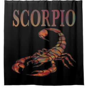 Scorpio Zodiac Symbol  Shower Curtain