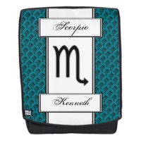 Scorpio Zodiac Symbol Standard by Kenneth Yoncich