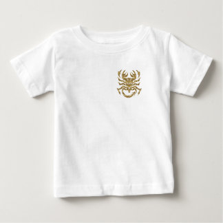 Scorpio Zodiac - Tribal Gold Baby T-Shirt