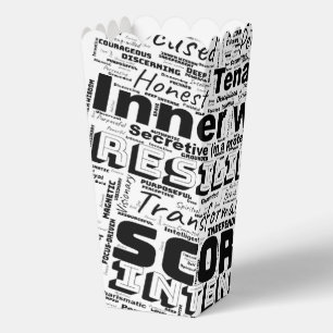 Scorpio Zodiac Word Cloud Inspiration Favour Box