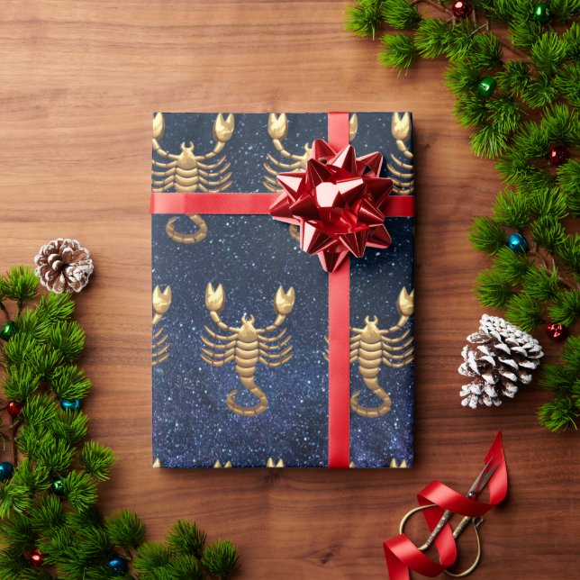 Scorpio Zodiac Wrapping Paper (Holiday Gift)