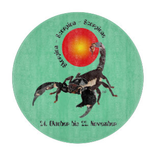 Scorpion 24. October to 22 November Cutting Board