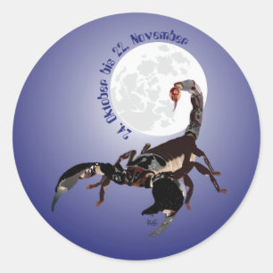 Scorpion 24 October to 22 November sticker