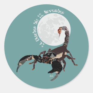 Scorpion 24 October to 22 November sticker