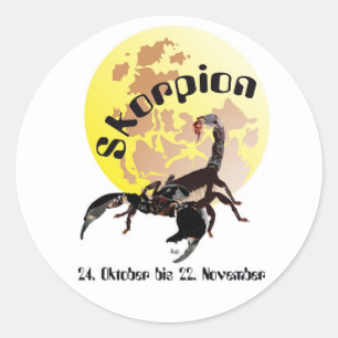 Scorpion 24 October to 22 November sticker