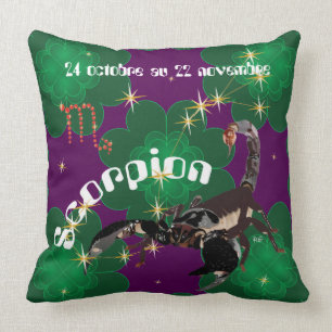 Scorpion 24 octobre au 22 novembre Coussins Cushion
