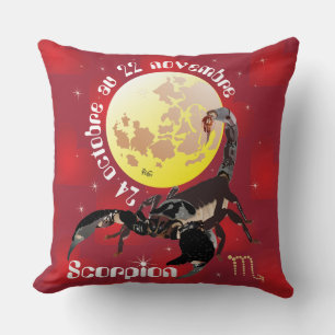 Scorpion 24 octobre au 22 novembre Coussins Cushion