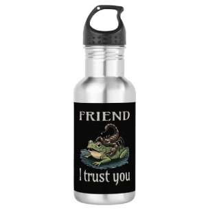 Scorpion and Frog - Friend, I Trust You 532 Ml Water Bottle