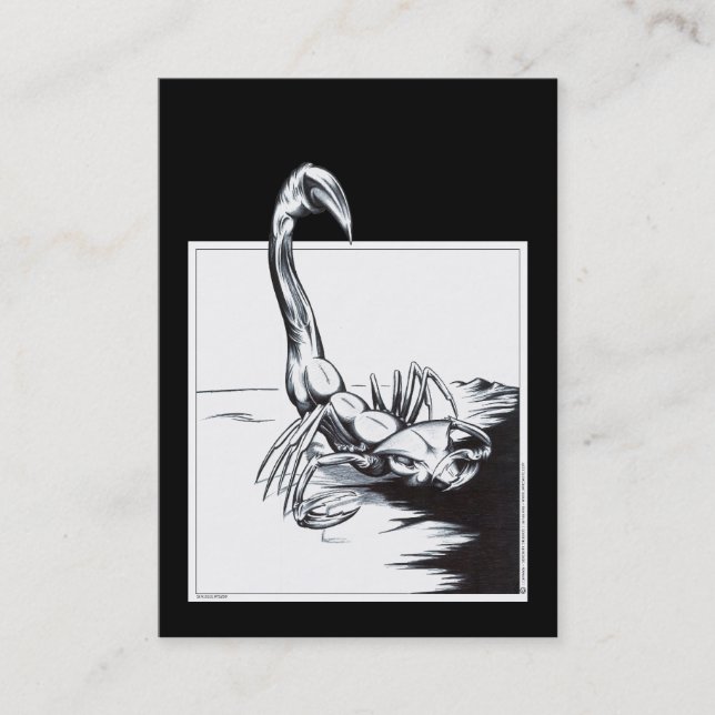 Scorpion Business Card (Front)