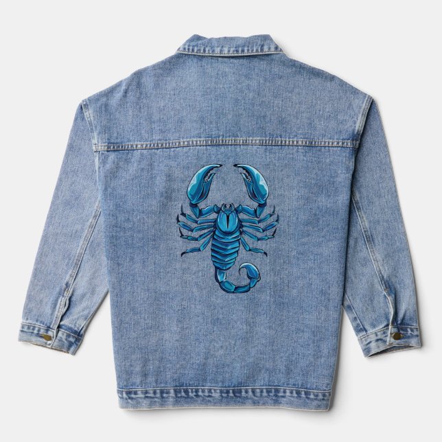 Scorpion Denim Jacket (Back)