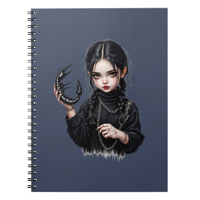 Scorpion Girl Notebook (Front)
