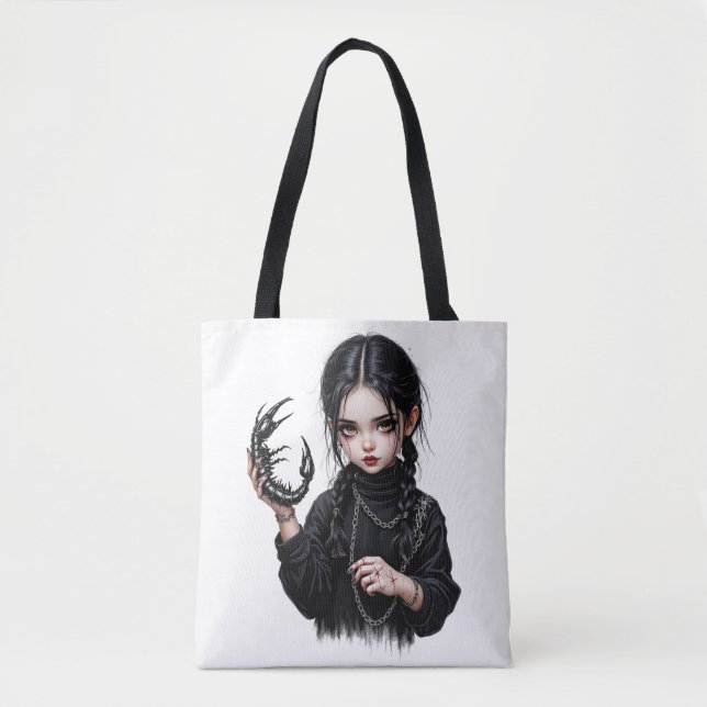 Scorpion Girl Tote Bag (Front)