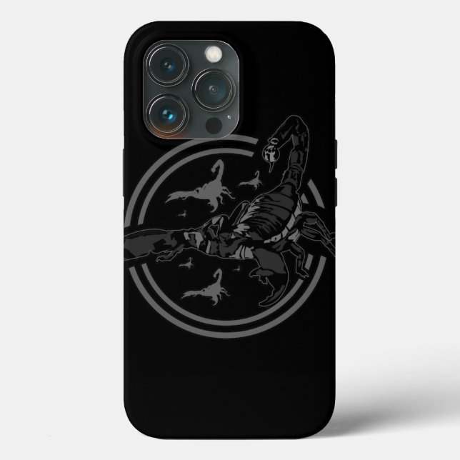 Scorpion GREY Case-Mate iPhone Case (Back)