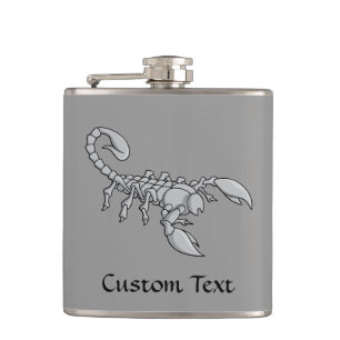 Scorpion Icon Hip Flask