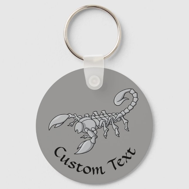Scorpion Icon Keychain (Front)