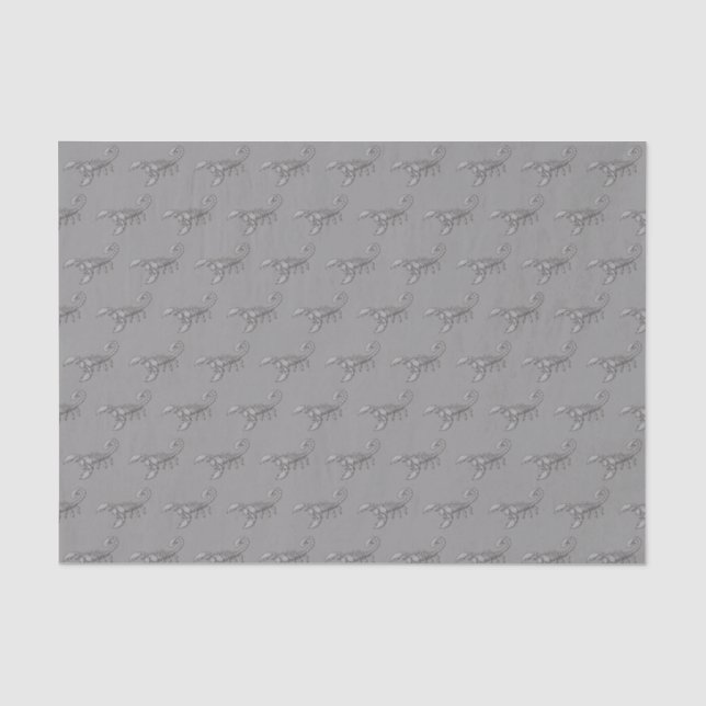 Scorpion Icon Pattern Tissue Paper (Front)