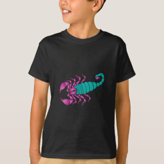 Scorpion Image Purple Teal T-Shirt