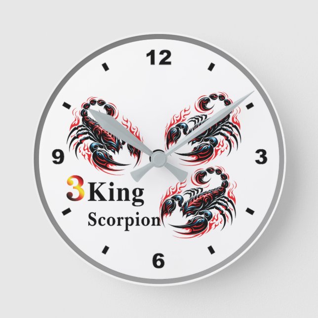 Scorpion King Clock (Front)