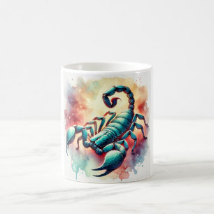 Scorpion Majesty 080824AREF111 - Watercolor Coffee Mug