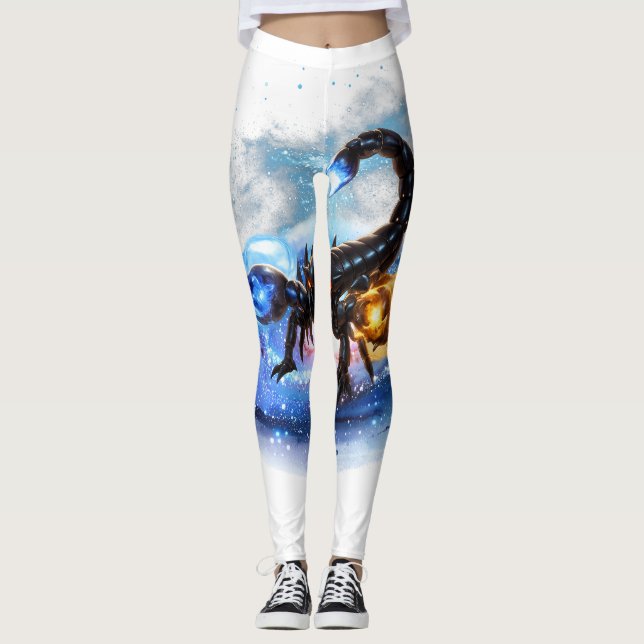 SCORPION OF THE COSMIC ARCANE LEGGINGS (Front)