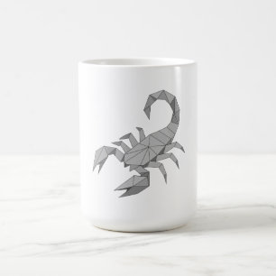 Scorpion origami coffee mug