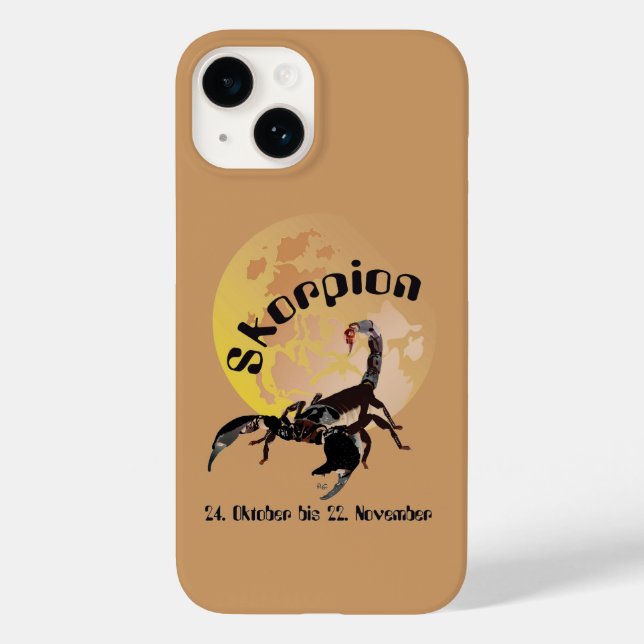 Scorpion - sign iPhone shell Case-Mate iPhone Case (Back)