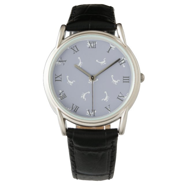 Scorpion Silver Watch (Front)