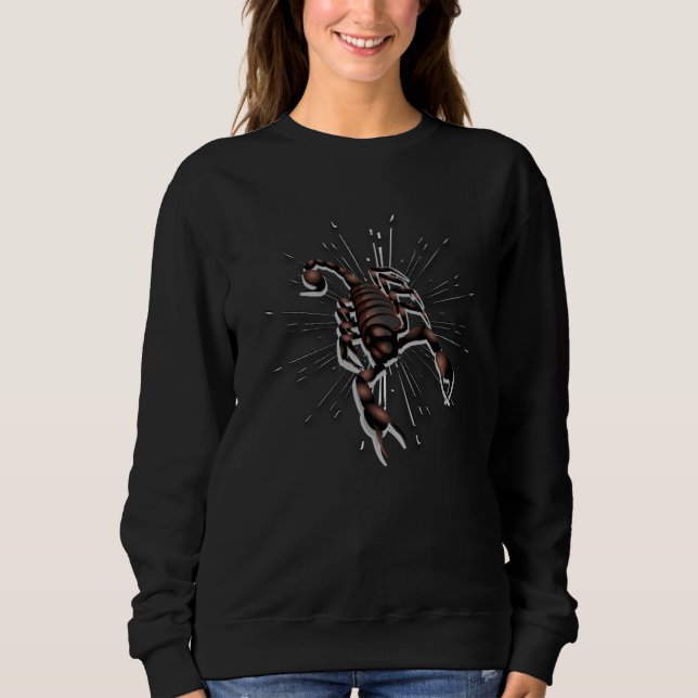 Scorpion Squad Horoscopes Zodiac Sign Sweatshirt (Front)