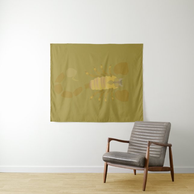 Scorpion Tapestry (In Situ (Horizontal))
