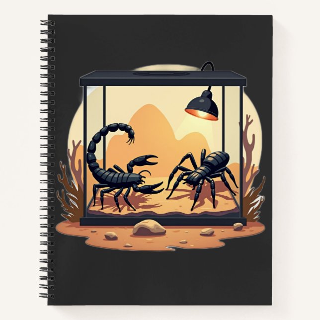 Scorpion Terrarium Habitat Notebook (Front)