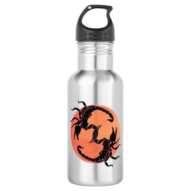 Scorpion Tribal Graphic Design 532 Ml Water Bottle (Front)
