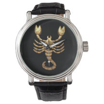 Scorpion Watch – Minimalist Zodiac Timepiece 