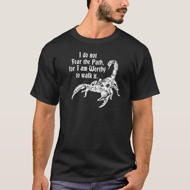 Scorpion Worthy Dark T T-Shirt (Front)