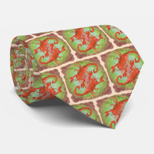 Scorpion Yin Yang Tie