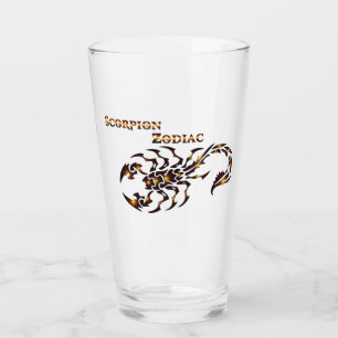 Scorpion Zodiac Drinkware Glass