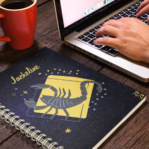 Scorpion Zodiac l Galaxy Sky Star Personal 2024 Planner