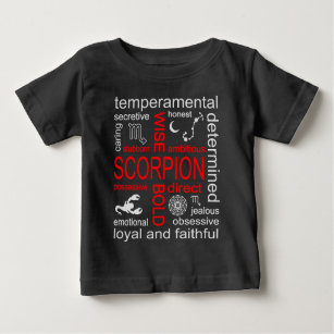 Scorpion Zodiac Sign Baby T-Shirt