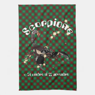 Scorpione Asciugamani da cucina Tea Towel